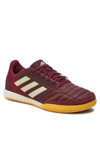 Adidas - adidas Buty do piłki nożnej Top Sala Competition Indoor Boots IE7549 Bordowy. Kolor: czerwony. Materiał: skóra