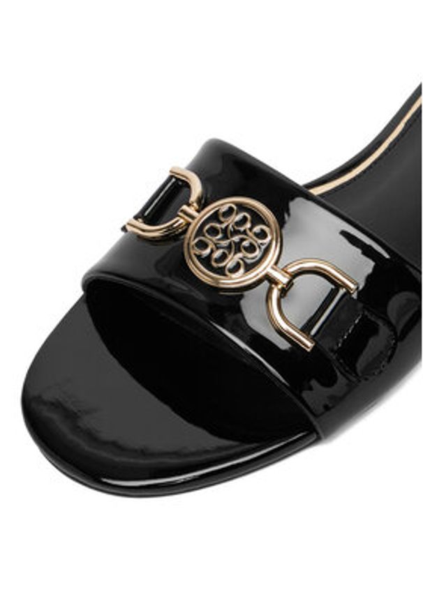 Nine West Klapki CEO-LS6445-01 Czarny. Kolor: czarny. Materiał: materiał