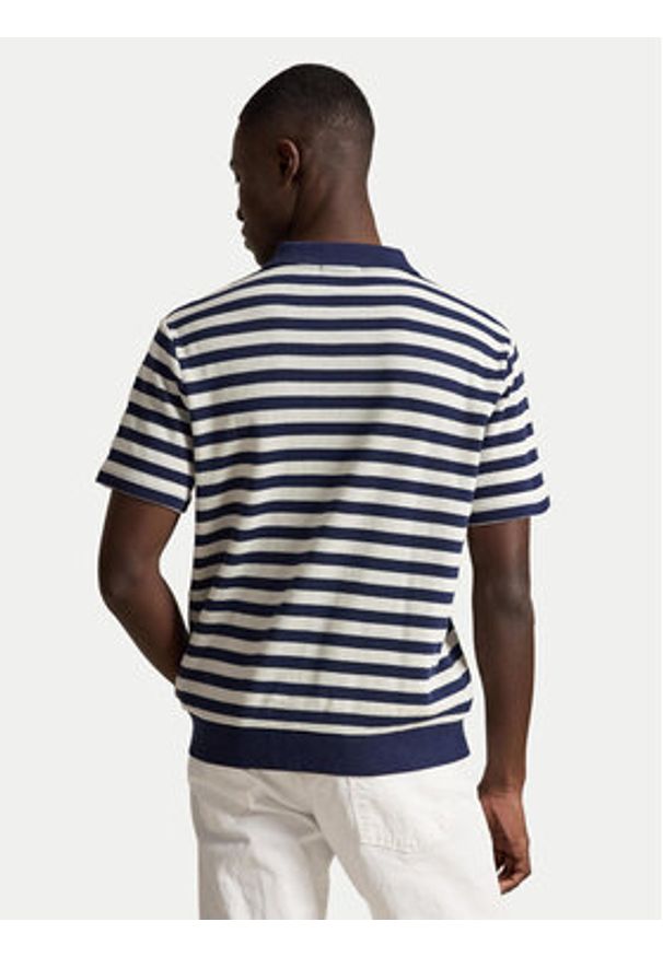 Polo Ralph Lauren Polo 710A13006004 Granatowy Regular Fit. Typ kołnierza: polo. Kolor: niebieski. Materiał: bawełna