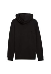 Puma - Męska Bluza Z Kapturem Z Małym Logo ESS No.1. Typ kołnierza: kaptur. Kolor: czarny