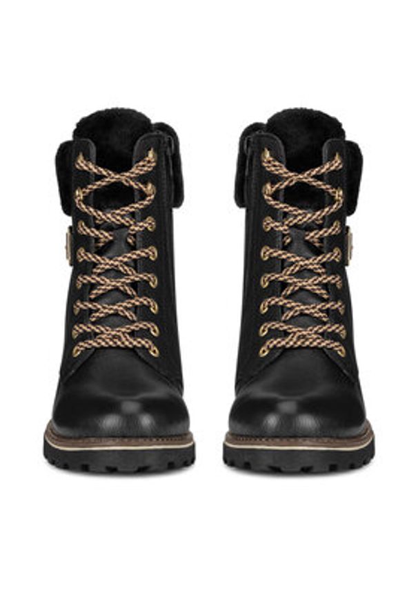 Remonte Trzewiki D8481-02 Czarny. Kolor: czarny. Materiał: skóra