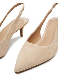 Lauren Ralph Lauren - LAUREN RALPH LAUREN Czółenka 802959263004 Beżowy. Kolor: beżowy. Materiał: skóra #6