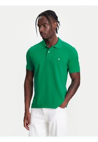 United Colors of Benetton - United Colors Of Benetton Polo 3089J3179 Zielony Regular Fit. Typ kołnierza: polo. Kolor: zielony. Materiał: bawełna #1