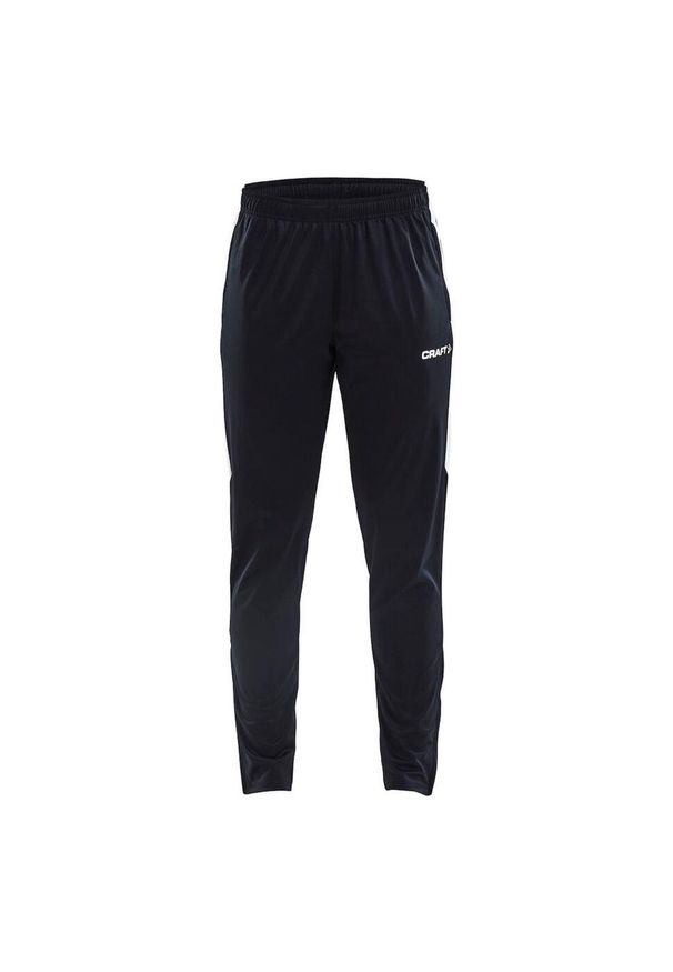 Spodnie damskie Craft progress. Kolor: czarny, biały, wielokolorowy. Sport: bieganie, fitness