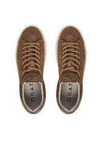 D.A.T.E. Sneakersy Levante Suede M431-LV-SD Brązowy. Kolor: brązowy. Materiał: skóra #4