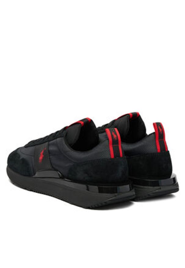 Polo Ralph Lauren Sneakersy Train 89 RIB-SK-LTL 809P01638002 Czarny. Kolor: czarny. Materiał: zamsz, skóra