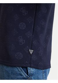 Guess T-Shirt M6GP26 K3177 Granatowy Regular Fit. Kolor: niebieski. Materiał: bawełna #5
