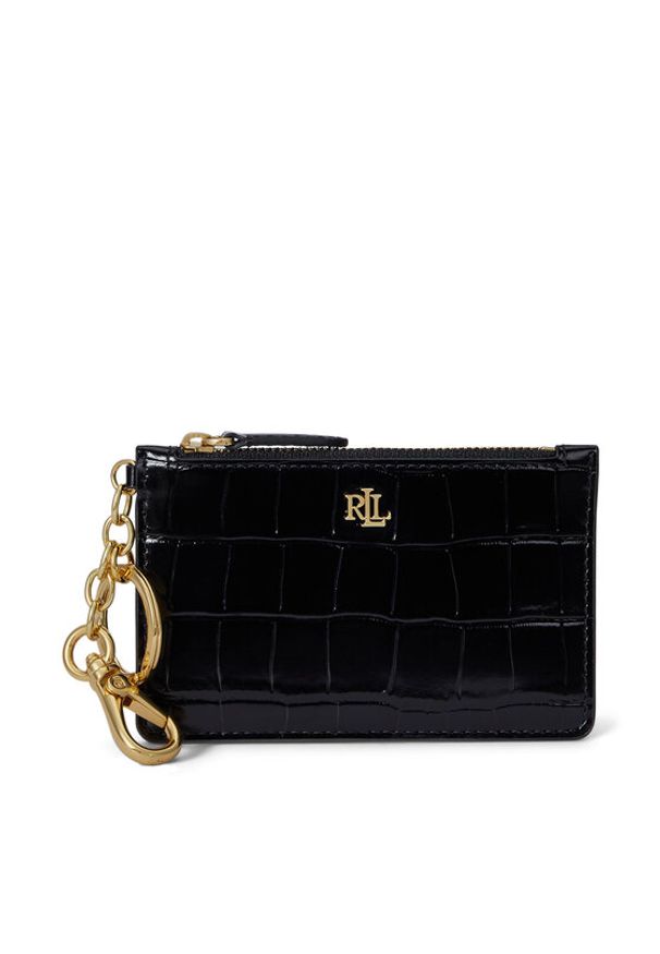 Lauren Ralph Lauren - LAUREN RALPH LAUREN Bilonówka 432979863005 Czarny. Kolor: czarny. Materiał: skóra