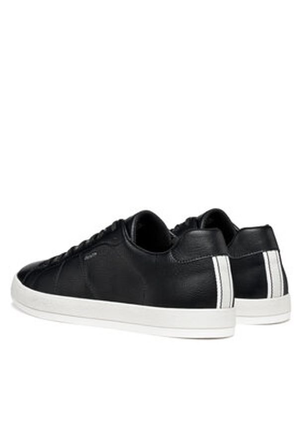 Geox Sneakersy U Serifos U65LSC 000BU C9999 Czarny. Kolor: czarny. Materiał: skóra