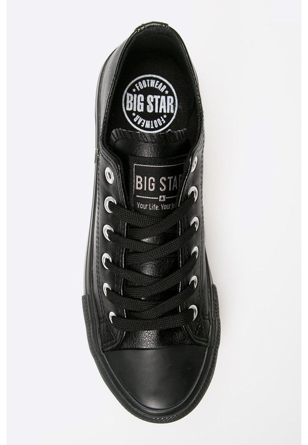 Big-Star - Big Star - Tenisówki. Nosek buta: okrągły. Zapięcie: sznurówki. Kolor: czarny
