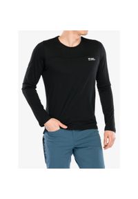 MONS ROYALE - Bluza rowerowa męska Mons Royale Diversion Merino Bike Jersey Long Sleeve. Kolor: czarny. Materiał: jersey. Długość rękawa: długi rękaw