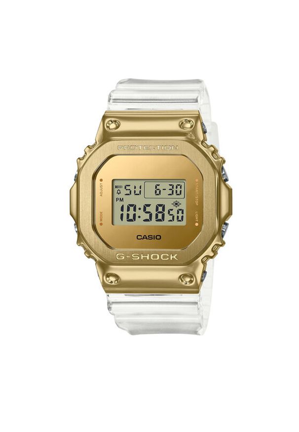 G-Shock Zegarek GM-5600SG-9ER Złoty. Kolor: złoty. Materiał: syntetyk