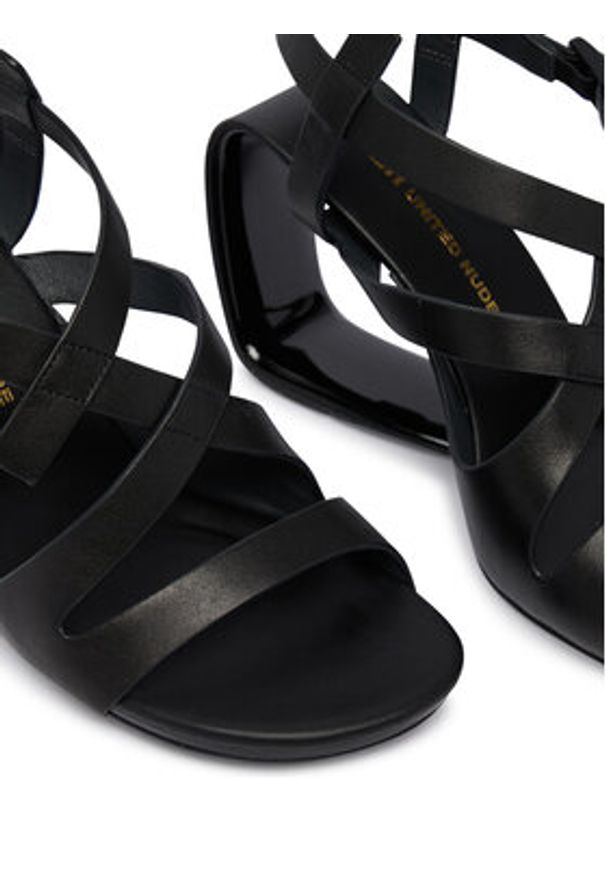 United Nude Sandały Mobius Straps Hi 109970116 Czarny. Kolor: czarny. Materiał: skóra