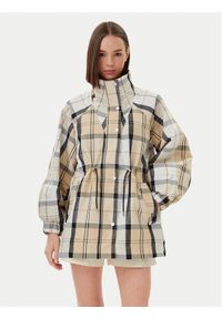 Barbour Kurtka przeciwdeszczowa Suri Checked LSP0224BE12 Beżowy Regular Fit. Kolor: beżowy. Materiał: syntetyk