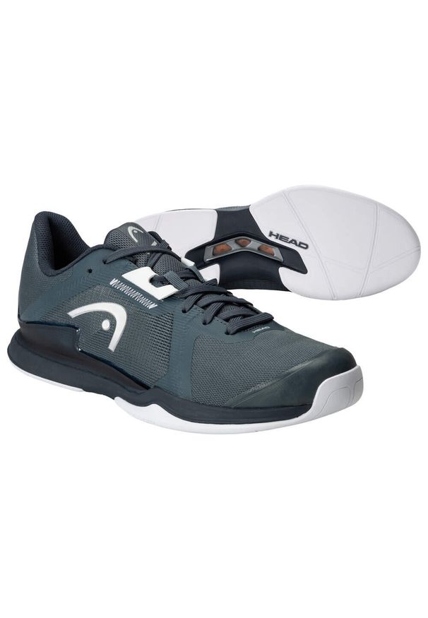 Buty do tenisa męskie Head Sprint Pro 3.5. Zapięcie: sznurówki. Kolor: biały, wielokolorowy, niebieski. Materiał: materiał, syntetyk. Szerokość cholewki: normalna. Sport: bieganie, tenis