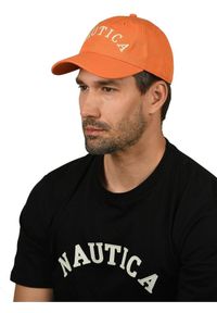 Czapka z daszkiem Nautica Caribbean Strapback. Kolor: żółty, wielokolorowy, pomarańczowy. Styl: street