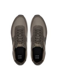 BOSS Sneakersy Parkour-L 50548723 Brązowy. Kolor: brązowy. Materiał: zamsz, skóra
