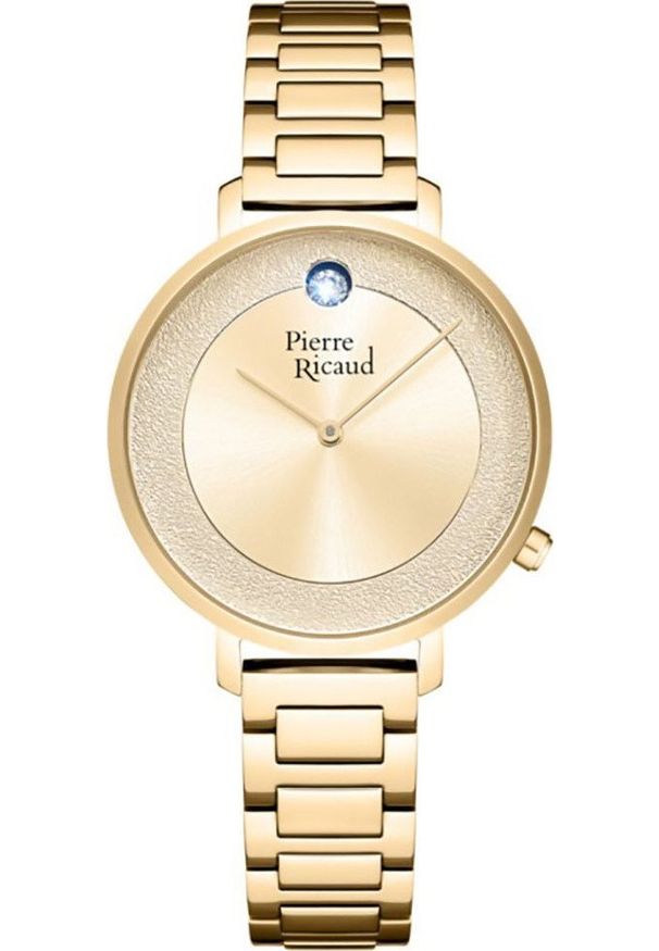 Zegarek Pierre Ricaud Zegarek damski Pierre Ricaud P23018.1101Q CYRKONIE złoty. Kolor: złoty