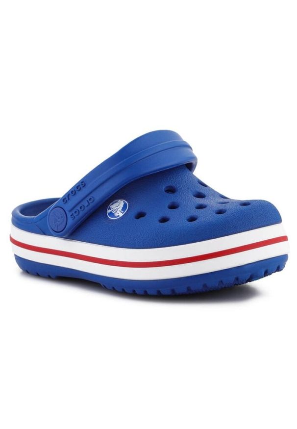Klapki Crocs Toddler Crocband Clog Jr 207005-4KZ niebieskie. Kolor: niebieski. Materiał: guma, materiał. Sezon: lato