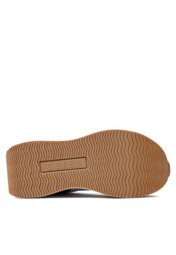 Guess Sneakersy Camrio4 FLPCM4 FAL12 Biały. Kolor: biały. Materiał: skóra