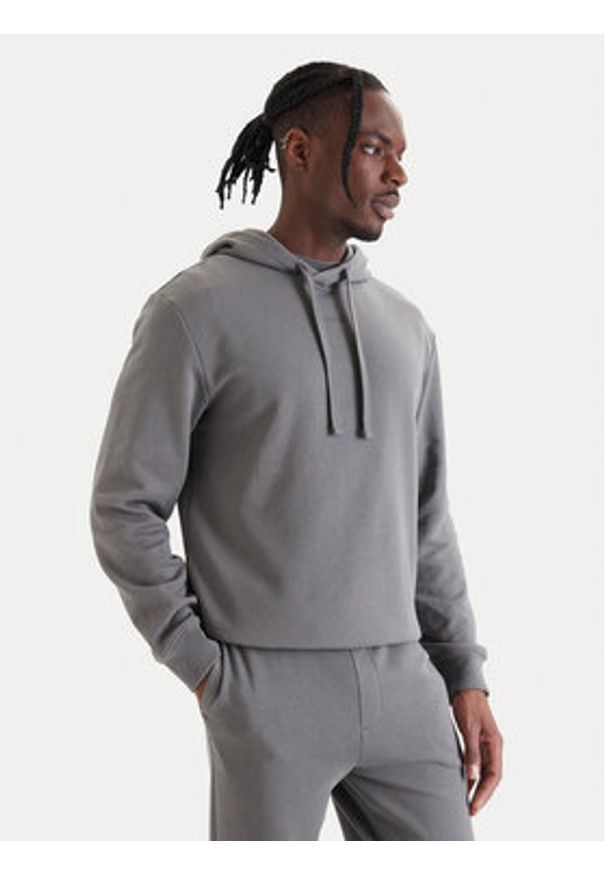 Hugo - HUGO Dres Dapodayote 50492581 Szary Relaxed Fit. Kolor: szary. Materiał: bawełna