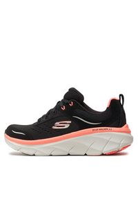 skechers - Skechers Sneakersy D'Lux Walker 2.0-Daisy Doll 150093/BKCL Czarny. Kolor: czarny. Materiał: materiał #3