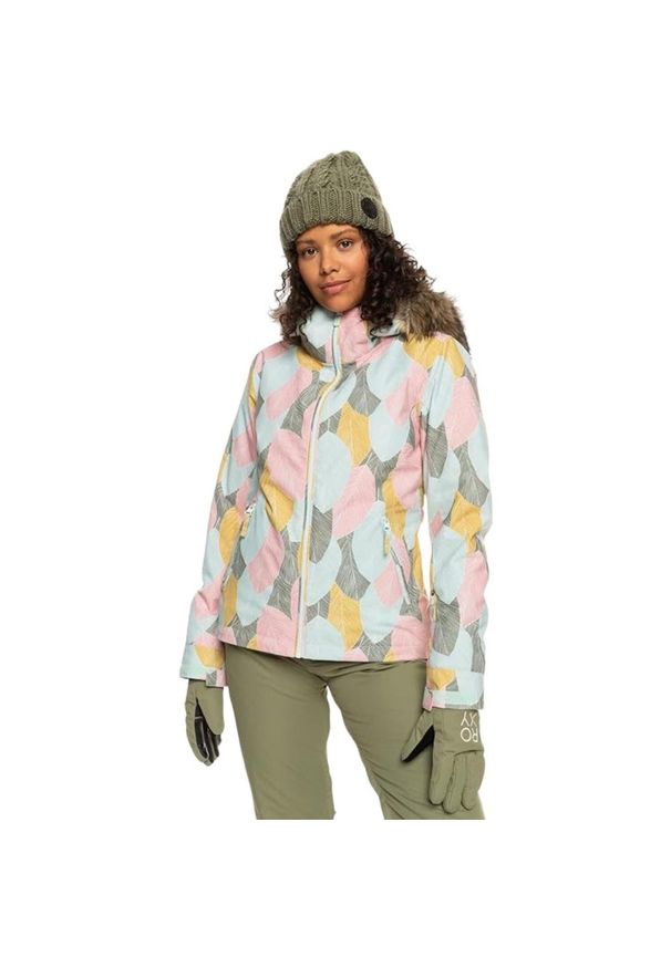 Kurtka narciarska damska Roxy Free Jet Ski. Kolor: wielokolorowy. Sezon: zima. Sport: narciarstwo