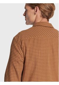 Blend Koszula 20714317 Brązowy Regular Fit. Kolor: brązowy. Materiał: bawełna