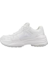 Guess - Kapcie GUESS FLFSAM FAL12 Biały. Kolor: biały. Materiał: syntetyk, tkanina. Styl: sportowy