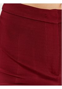 Pinko Spodnie materiałowe Hulka 100054 A04I Bordowy Regular Fit. Kolor: czerwony. Materiał: wiskoza