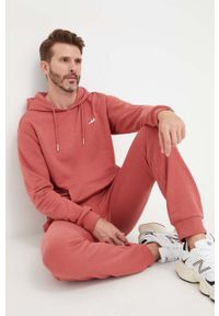 Fila spodnie dresowe kolor różowy gładkie. Kolor: różowy. Materiał: dresówka. Wzór: gładki #3