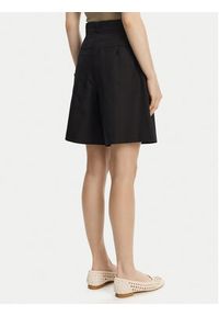 Weekend Max Mara Bermudy Ecuba 2515141032 Czarny Regular Fit. Kolor: czarny. Materiał: bawełna