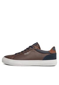 Pepe Jeans Sneakersy PMS30839 Brązowy. Kolor: brązowy. Materiał: materiał #5