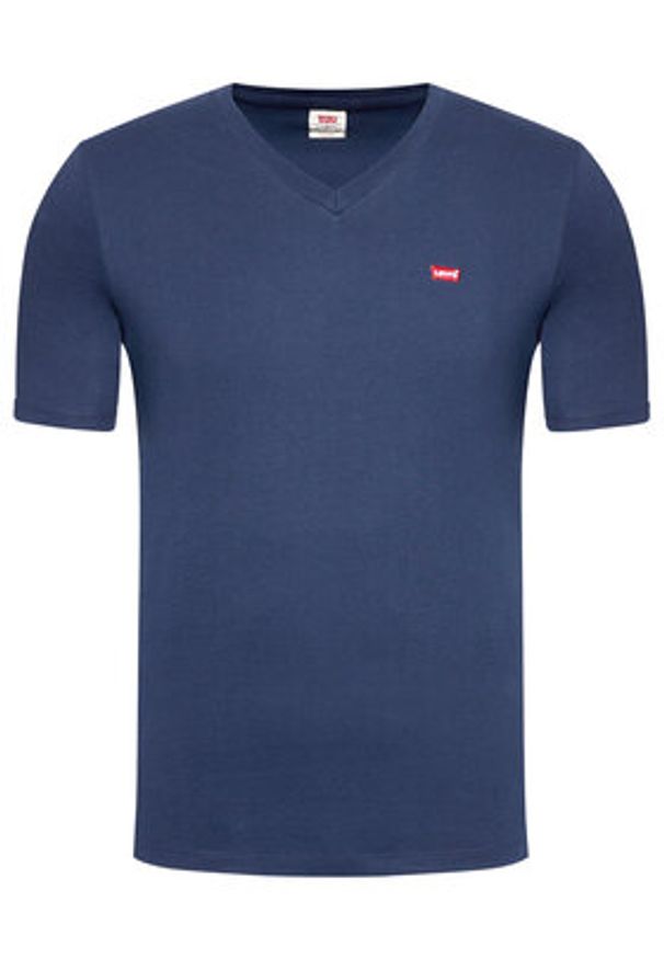 Levi's® T-Shirt Original Housemark Tee 85641-0002 Granatowy Standard Fit. Kolor: niebieski. Materiał: bawełna