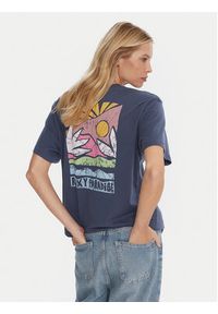 Roxy T-Shirt Hangloose Poster ERJZT06018 Niebieski Regular Fit. Kolor: niebieski. Materiał: bawełna #3
