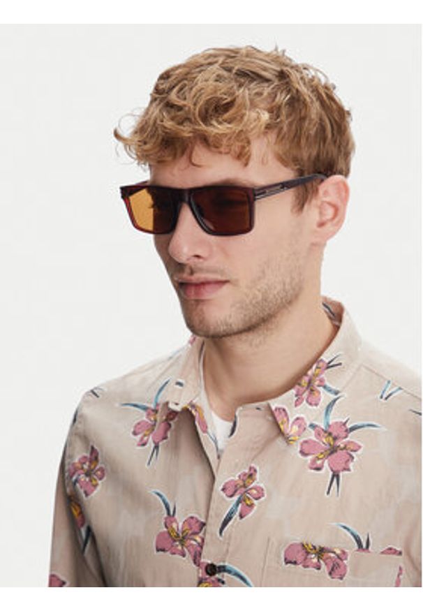 Quiksilver Okulary przeciwsłoneczne QS-MA-007-SS25 Brązowy. Kolor: brązowy