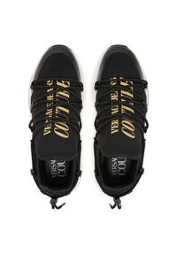 Versace Jeans Couture Sneakersy 80YA3SA6 Czarny. Kolor: czarny. Materiał: materiał #4
