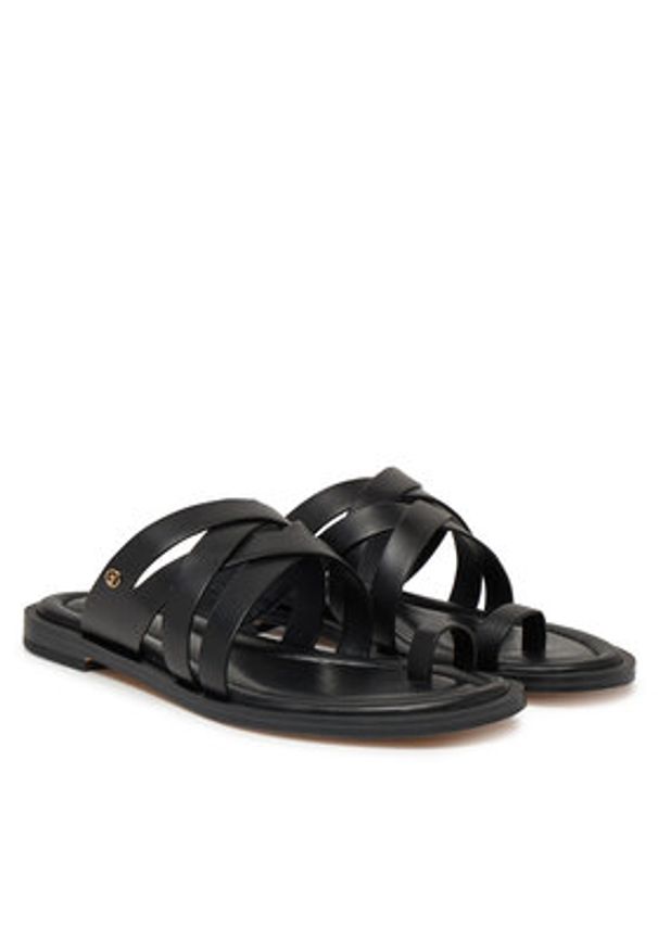 MICHAEL Michael Kors Japonki Nora 40S5NOFS1L Czarny. Kolor: czarny. Materiał: skóra