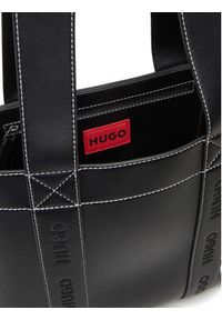 Hugo - HUGO Torebka Becky Up 50547491 Czarny. Kolor: czarny. Materiał: skórzane