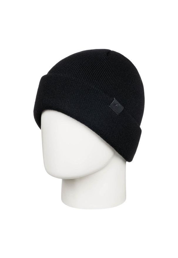 Quiksilver - Czapka z mankietem dla Mężczyzn ROUTINE Czarny. Kolor: czarny. Materiał: wełna, nylon, akryl, materiał. Wzór: haft