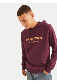 Jack & Jones - Jack&Jones Bluza Alvis 12256848 Bordowy Standard Fit. Kolor: czerwony. Materiał: syntetyk #7