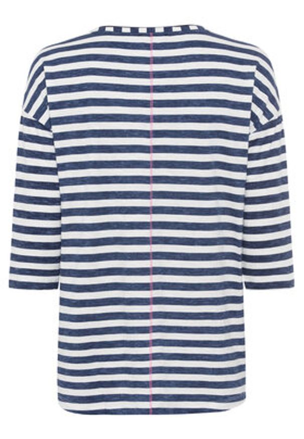 Olsen Bluzka 11105053 Granatowy Regular Fit. Kolor: niebieski. Materiał: bawełna