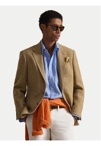 Polo Ralph Lauren Koszula 710968915504 Niebieski Regular Fit. Typ kołnierza: polo. Kolor: niebieski. Materiał: len #7