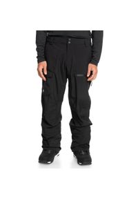 Quiksilver - Spodnie śniegowe dla Mężczyzn UTILITY Czarny. Kolor: czarny. Materiał: tkanina, poliester. Sezon: zima. Sport: narciarstwo
