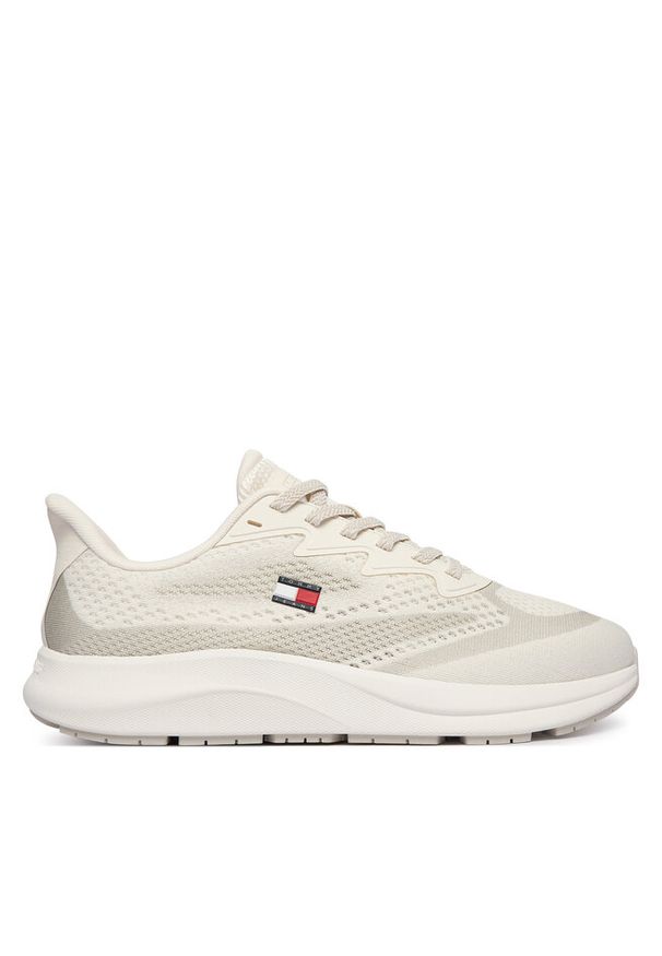 Sneakersy Tommy Jeans. Kolor: kremowy