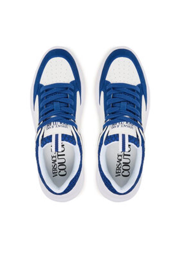 Versace Jeans Couture Sneakersy 80YA3SC2 Kolorowy. Materiał: materiał. Wzór: kolorowy