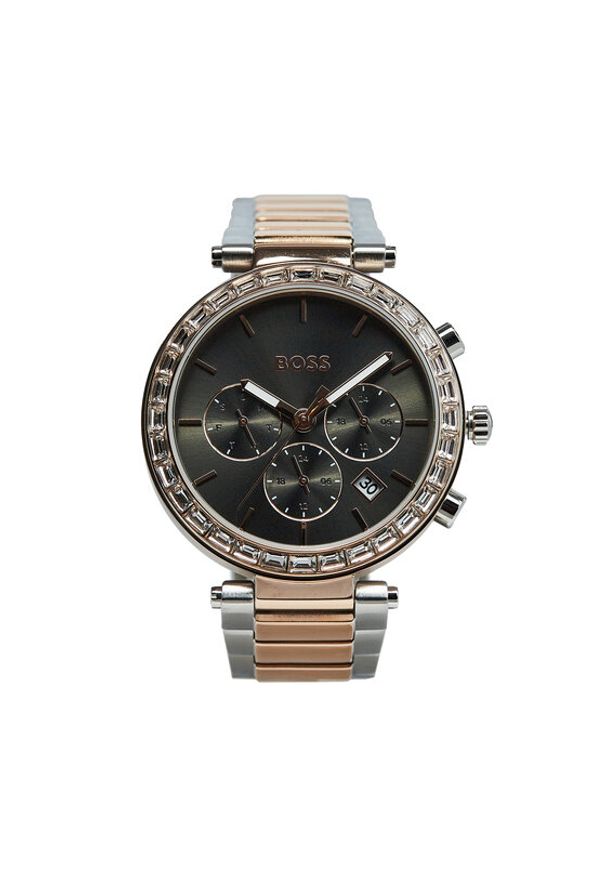 BOSS - Boss Zegarek Andra 1502690 Srebrny. Kolor: srebrny