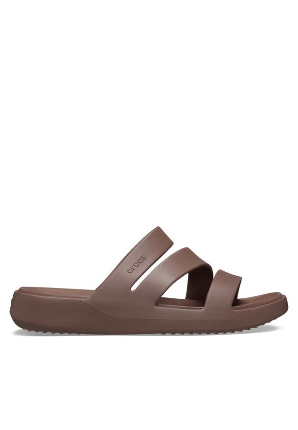 Klapki Crocs. Kolor: brązowy