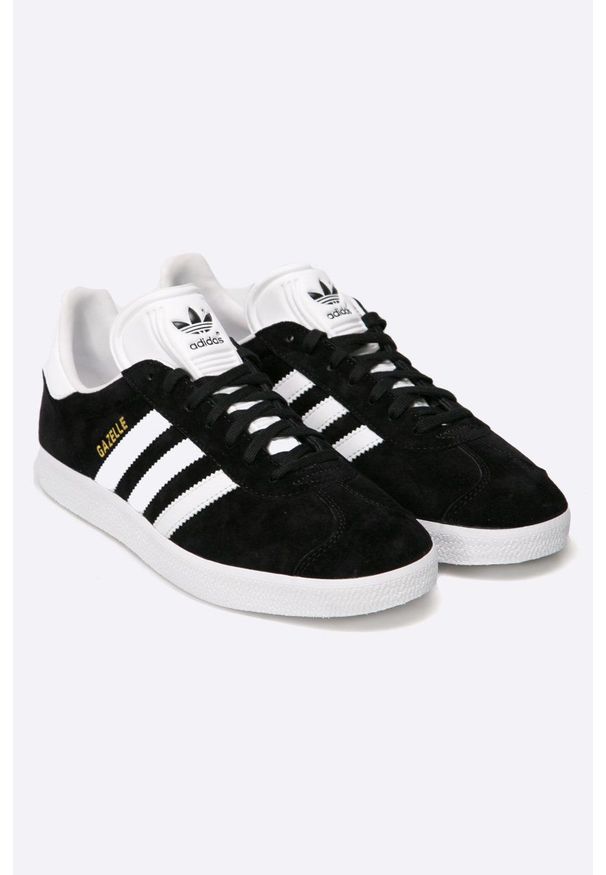 adidas Originals - Buty Gazelle. Nosek buta: okrągły. Kolor: czarny. Szerokość cholewki: normalna. Model: Adidas Gazelle