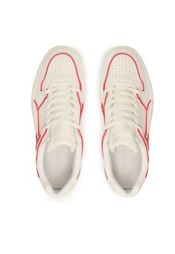 Guess Sneakersy Cento FM6CEN LEA12 Écru. Materiał: skóra